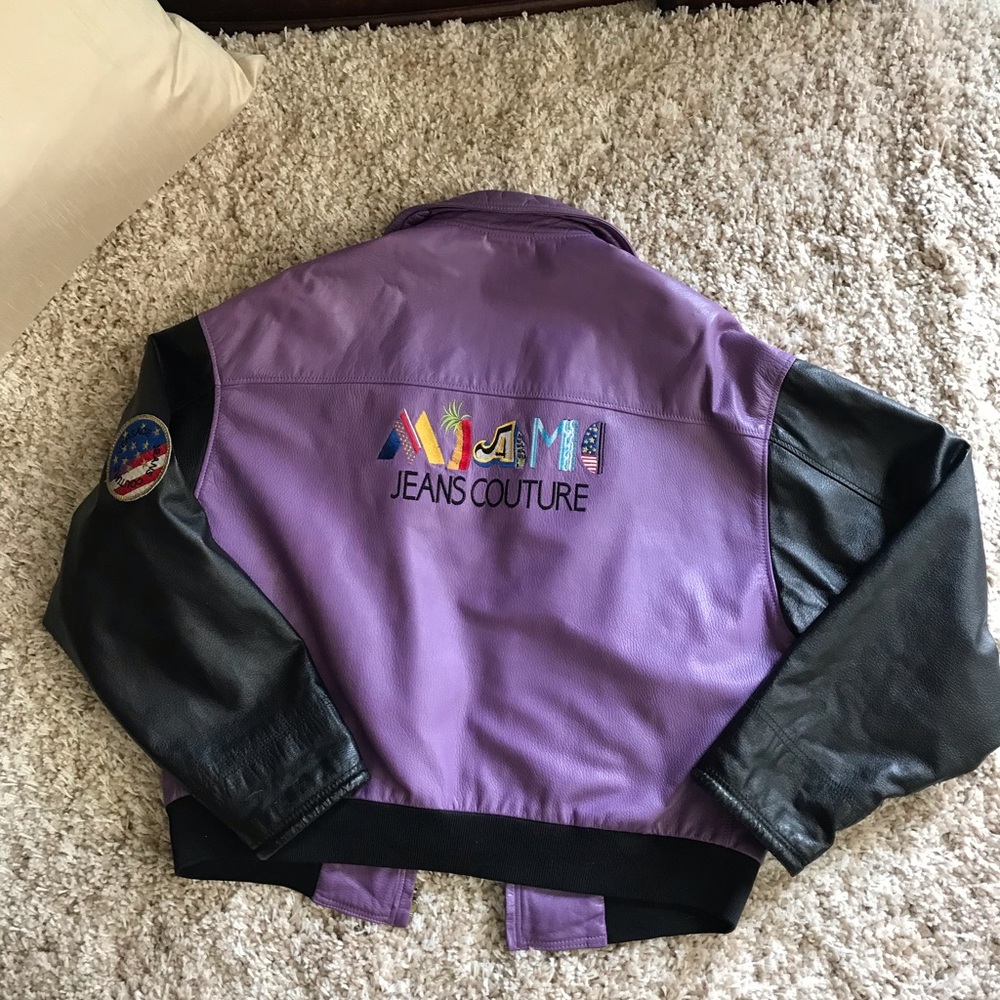 Authentic Versace Bomber💜 - Picture 3 of 7